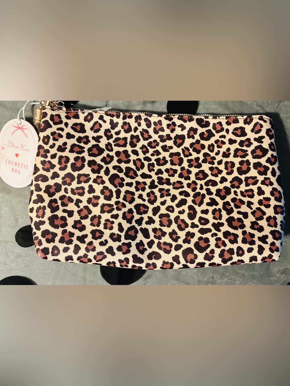 Leopard Print Cosmetic Bag